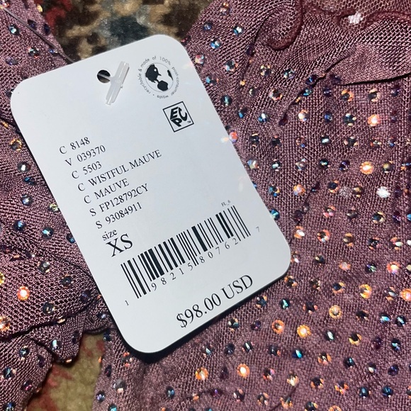 NWT Free People sparkle top - Picture 4 of 4